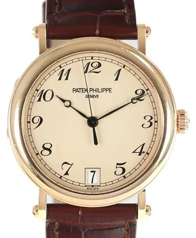 Patek Philippe Perpetual Calendar 5053R-001 35.5mm Rose gold Champagne