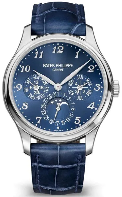 Patek Philippe Perpetual Calendar 5327G-001 39mm White gold Blue