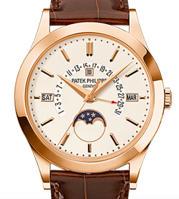 Patek Philippe Perpetual Calendar 5496R-001 39.5mm Rose gold Silver