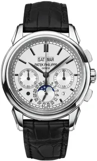 Patek Philippe Perpetual Calendar Chronograph 5270G-001 White gold Silver