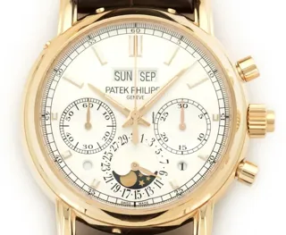 Patek Philippe Perpetual Calendar Split-Seconds Chronograph 5204R-001 Rose gold Silver