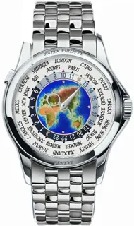 Patek Philippe World Time 5131/1P Platinum Silver