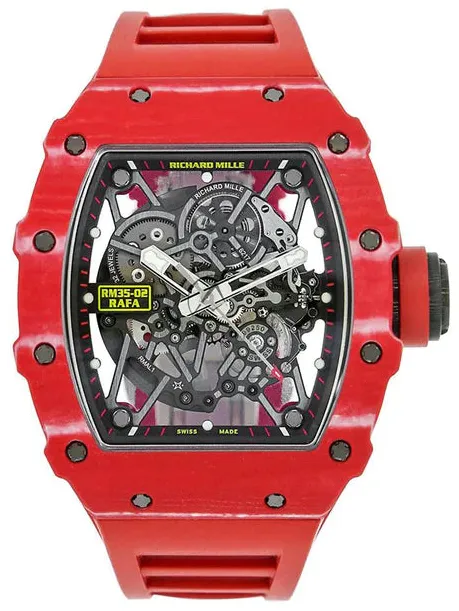 Richard Mille Rafael Nadal RM 035 50mm red carbon Skeletonized