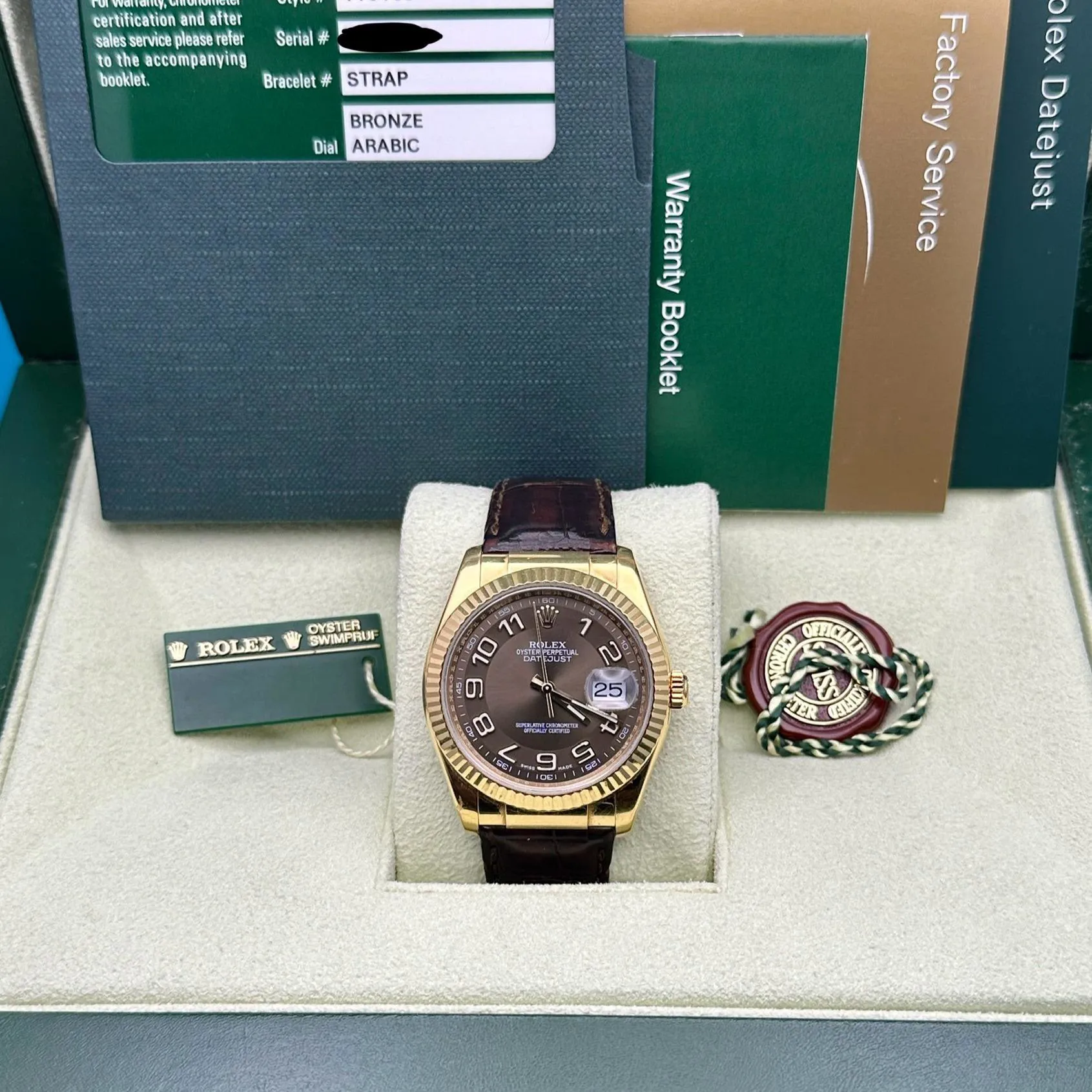 Rolex Datejust 116138 36mm Yellow gold Bronze 7