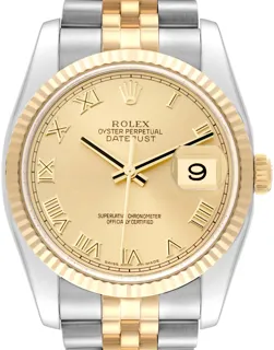 Rolex Datejust 36 116233 Stainless steel Champagne