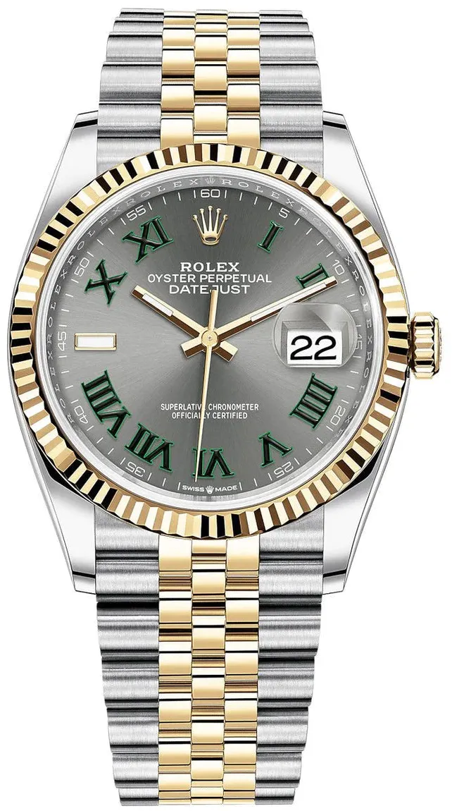 Rolex Datejust 36 126233 36mm Oystersteel Gray