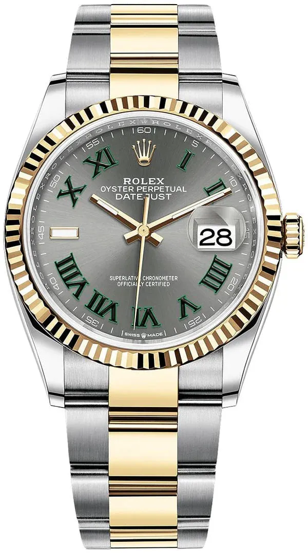 Rolex Datejust 36 126233 36mm Oystersteel Gray