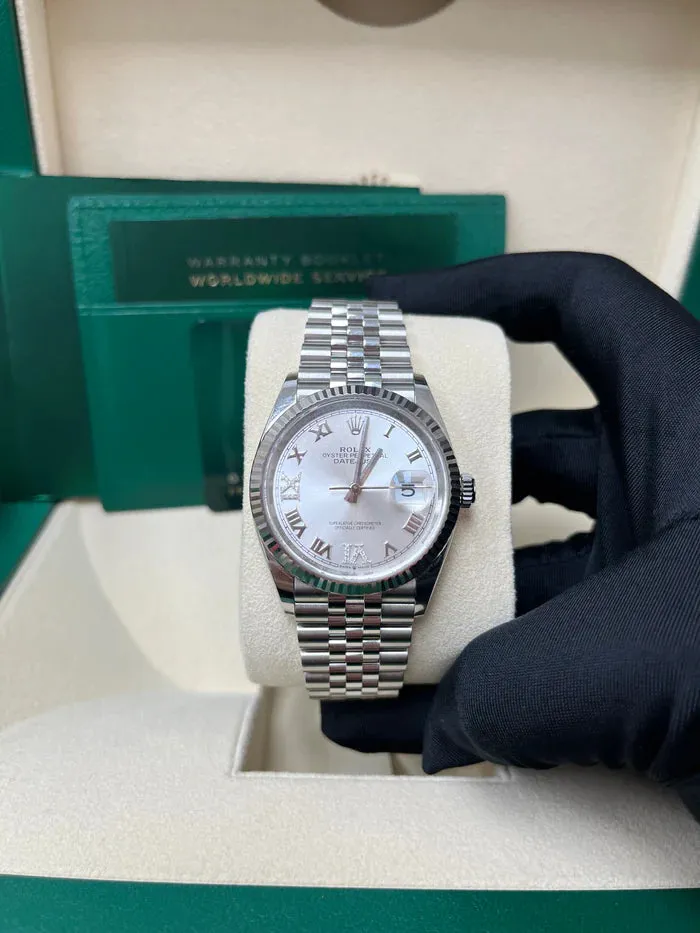 Rolex Datejust 36 126234 36mm Oystersteel Silver 10