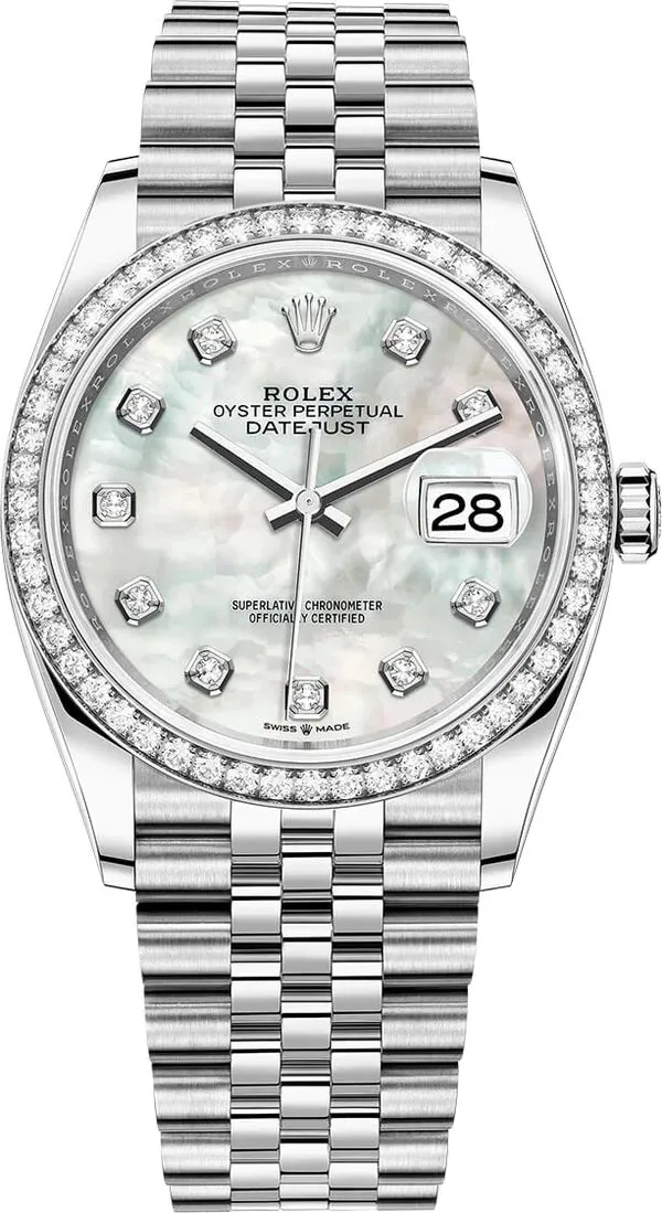 Rolex Datejust 36 126284RBR 36mm Oystersteel Mother-of-pearl