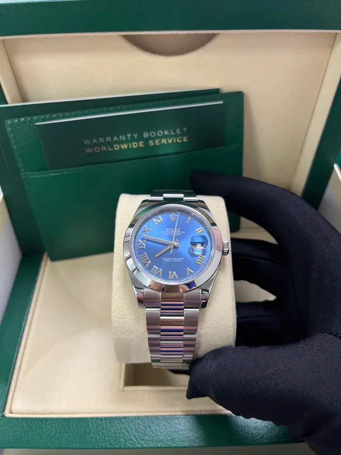 Rolex Datejust 41 126300 41mm Stainless steel Blue 5