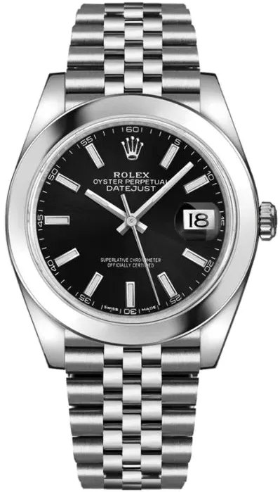 Rolex Datejust 41 126300 41mm Stainless steel Black