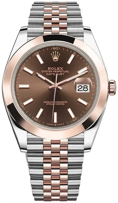 Rolex Datejust 41 126301 41mm Stainless steel Brown