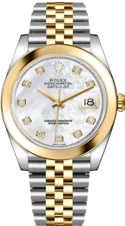 Rolex Datejust 41 126303 41mm Stainless steel Mother-of-pearl