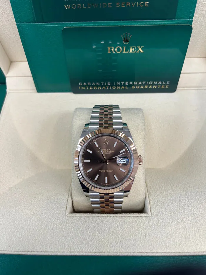 Rolex Datejust 41 126331 41mm Stainless steel Brown 1