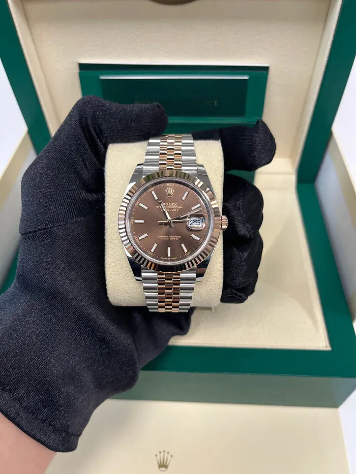 Rolex Datejust 41 126331 41mm Stainless steel Brown 2