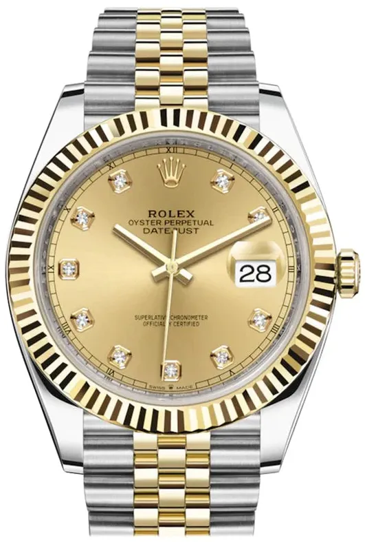 Rolex Datejust 41 126333 41mm Stainless steel Champagne