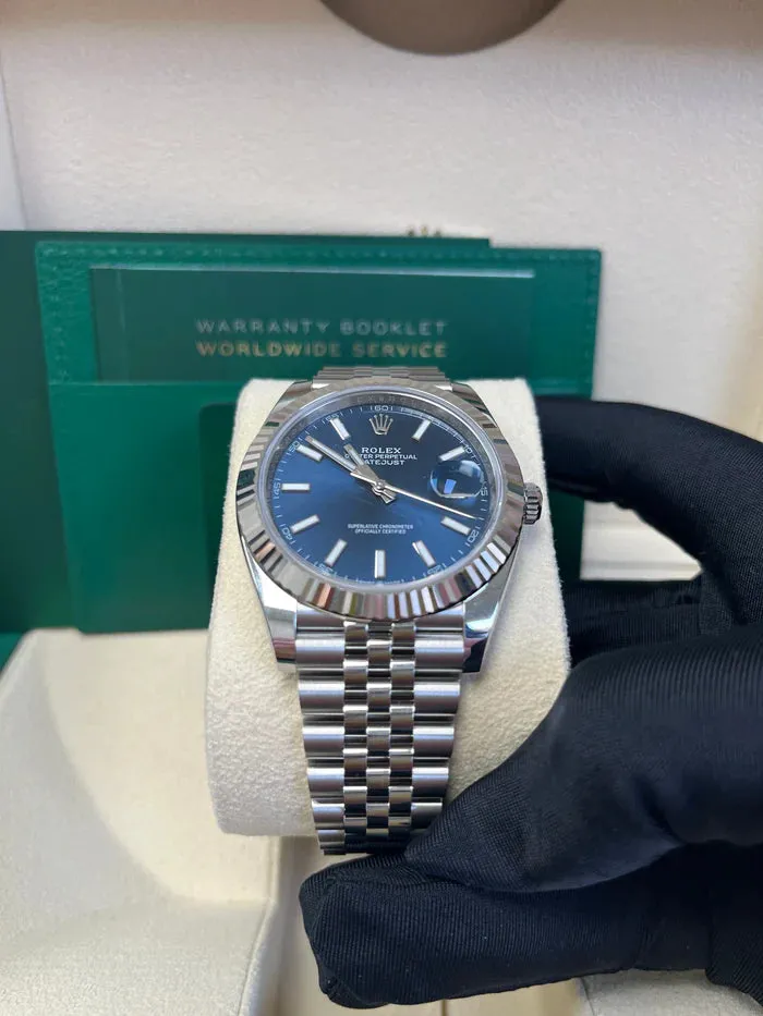 Rolex Datejust 41 126334 41mm Stainless steel Blue 2