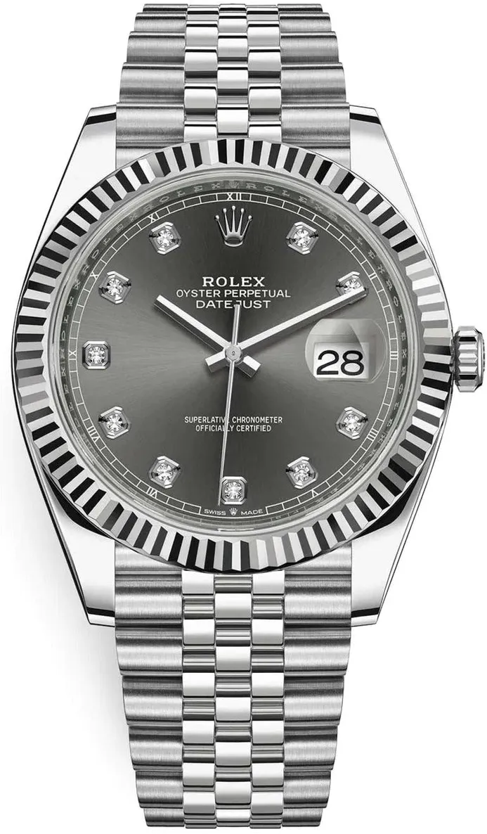 Rolex Datejust 41 126334 41mm Stainless steel dark rhodium