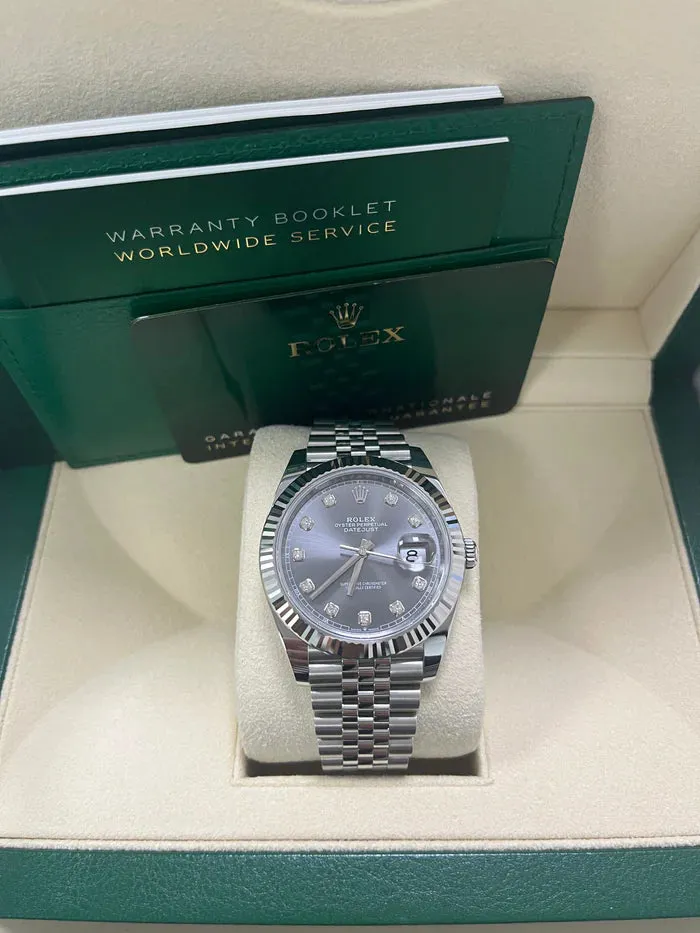 Rolex Datejust 41 126334 41mm Stainless steel dark rhodium 1