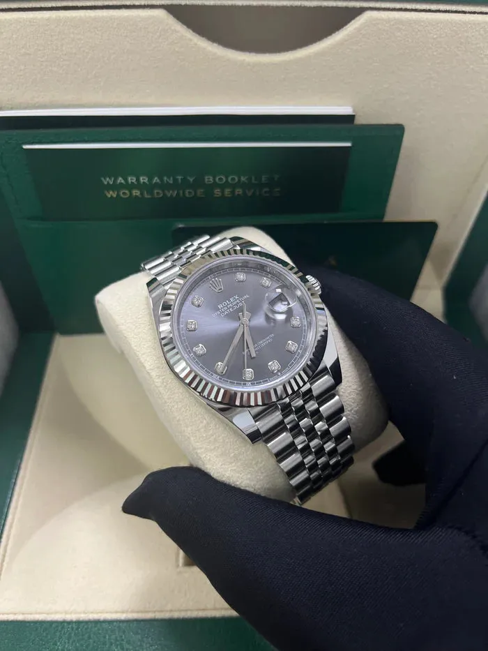 Rolex Datejust 41 126334 41mm Stainless steel dark rhodium 9