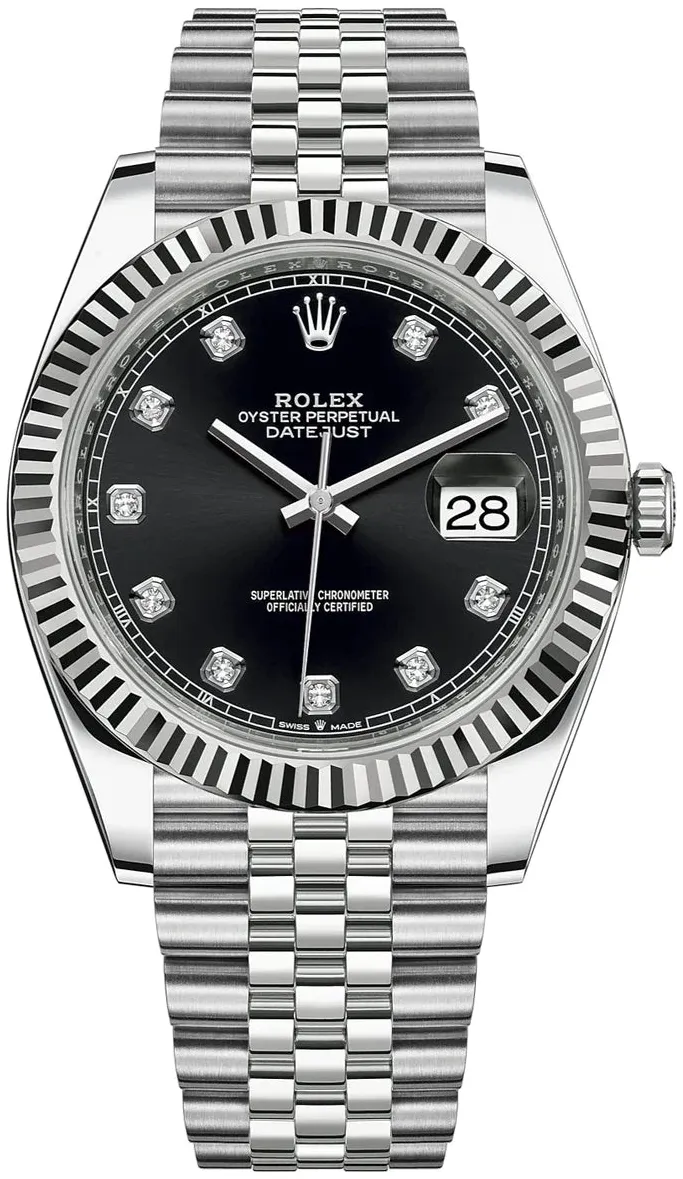 Rolex Datejust 41 126334 41mm Stainless steel Black