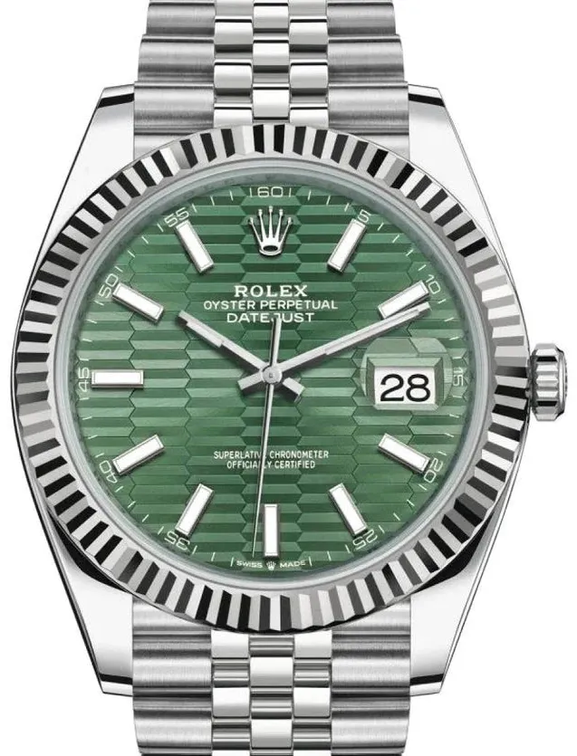 Rolex Datejust 41 126334 41mm Oystersteel Green