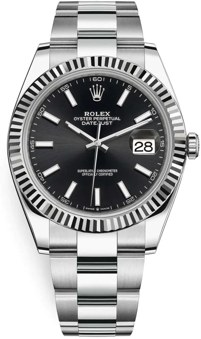 Rolex Datejust 41 126334 41mm Stainless steel Black