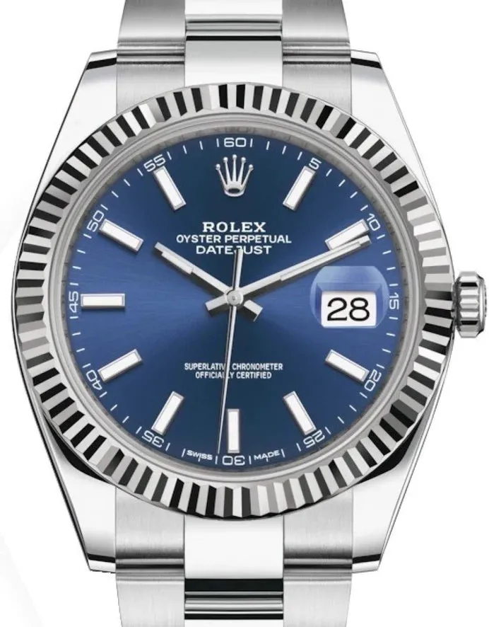 Rolex Datejust 41 126334 41mm Stainless steel Blue