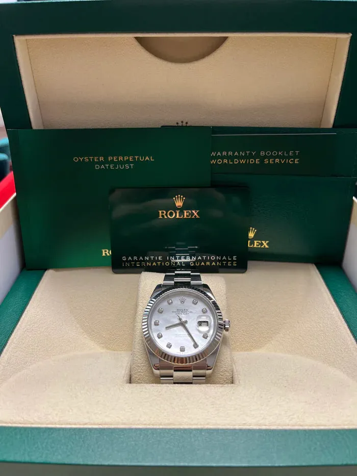 Rolex Datejust 41 126334 41mm Stainless steel White 2