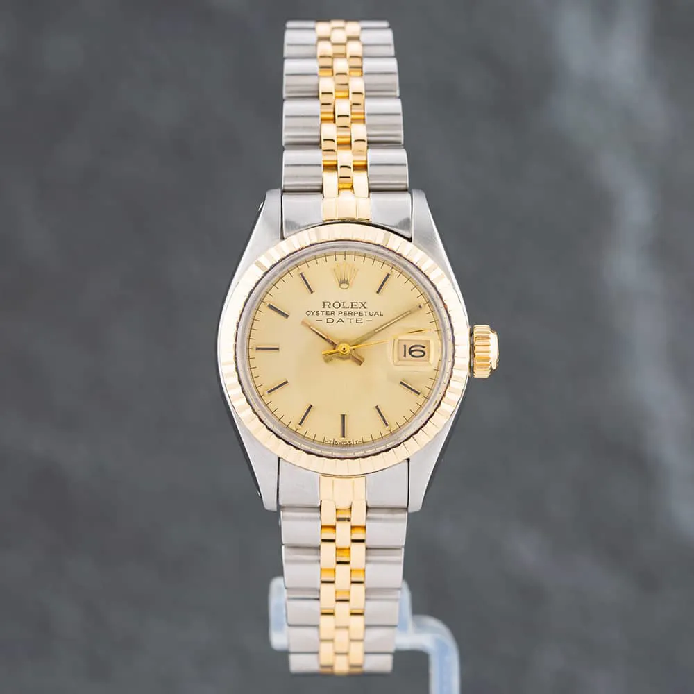 Rolex Datejust 6917 26mm Stainless steel Champagne