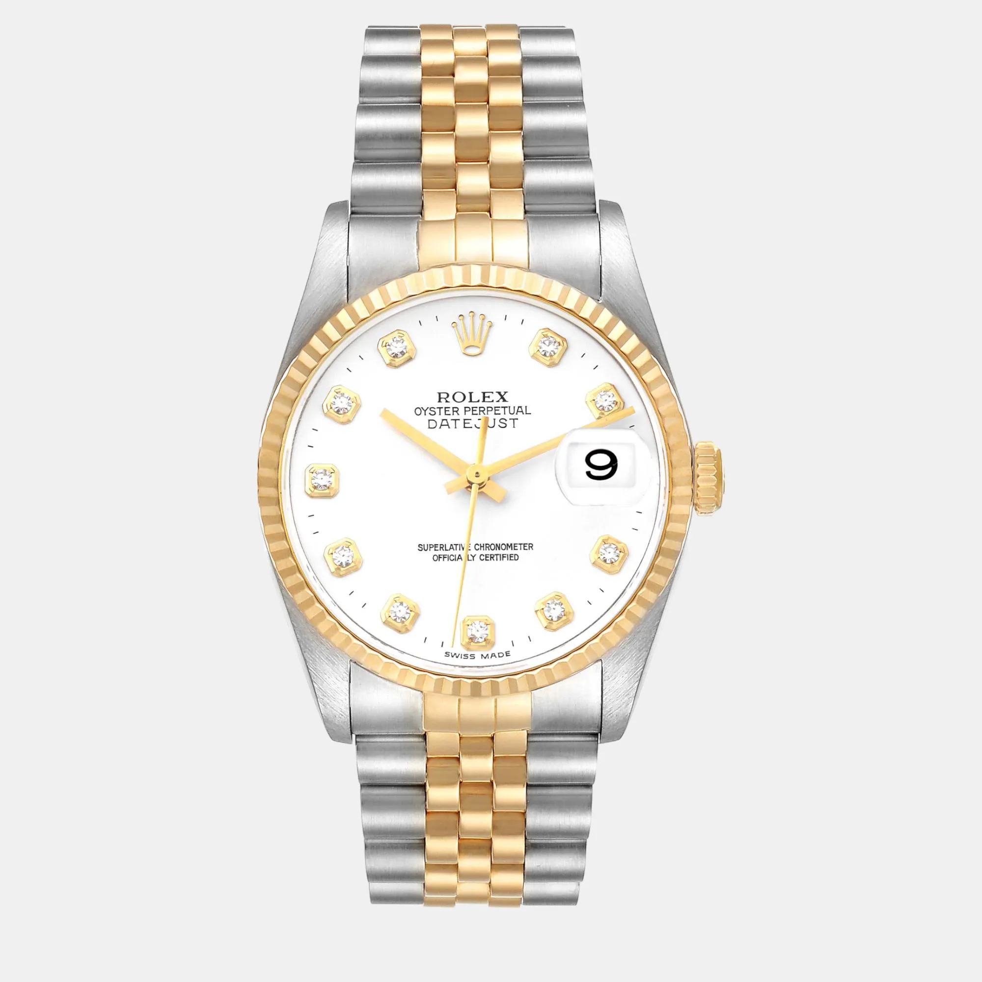 Rolex Datejust 36mm Yellow gold and stainless steel