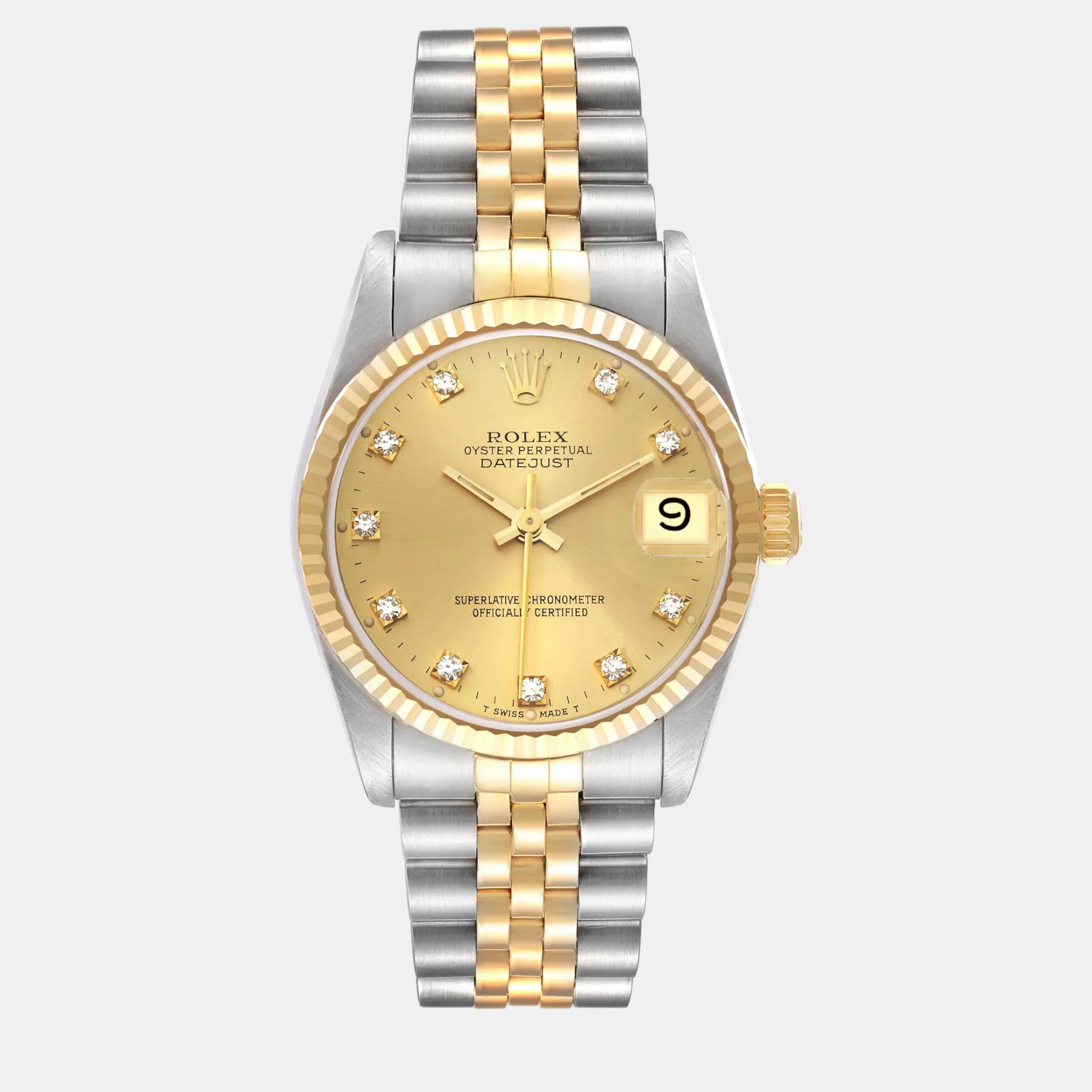 Rolex Datejust 31mm Yellow gold and stainless steel
