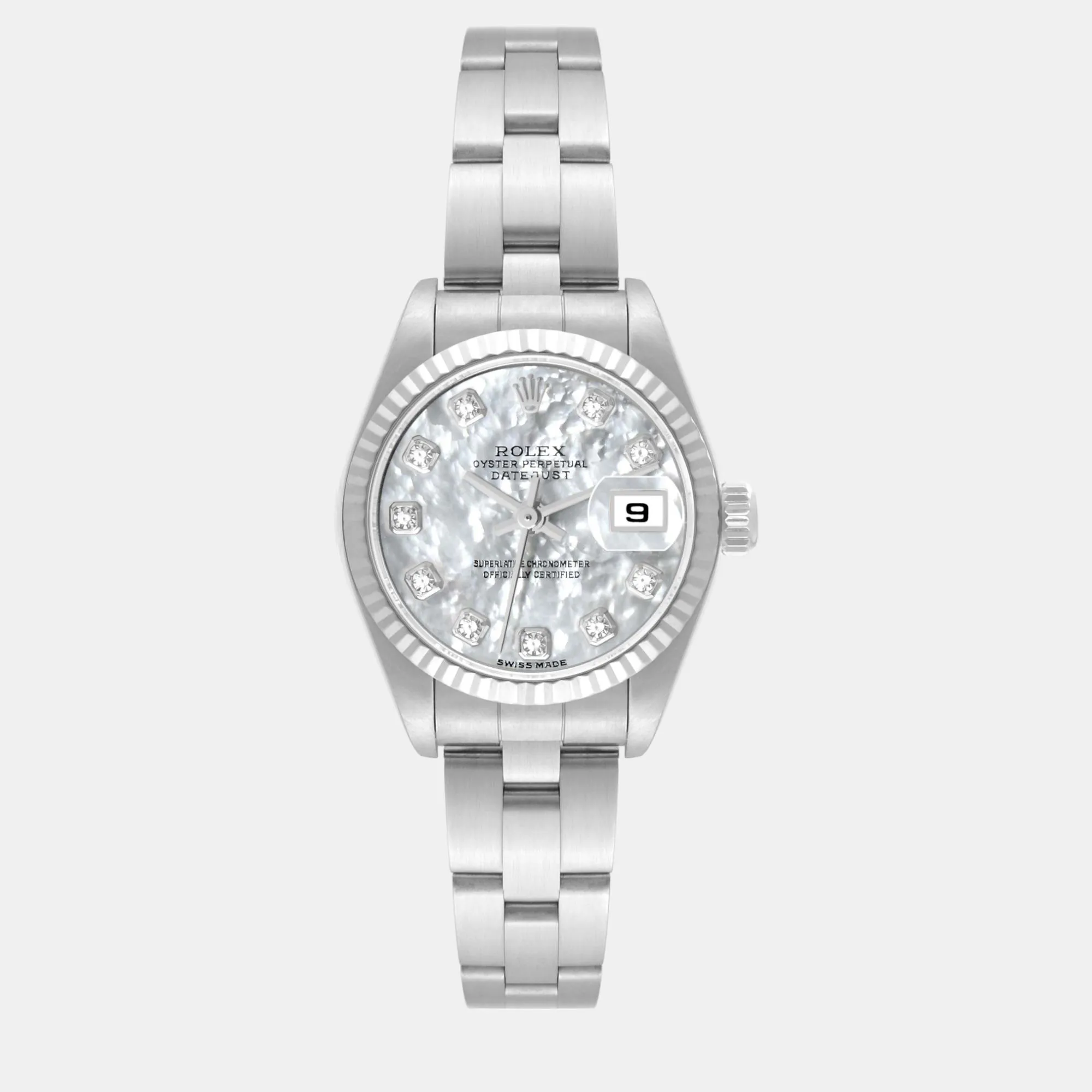 Rolex Datejust 26mm White gold and diamond-set