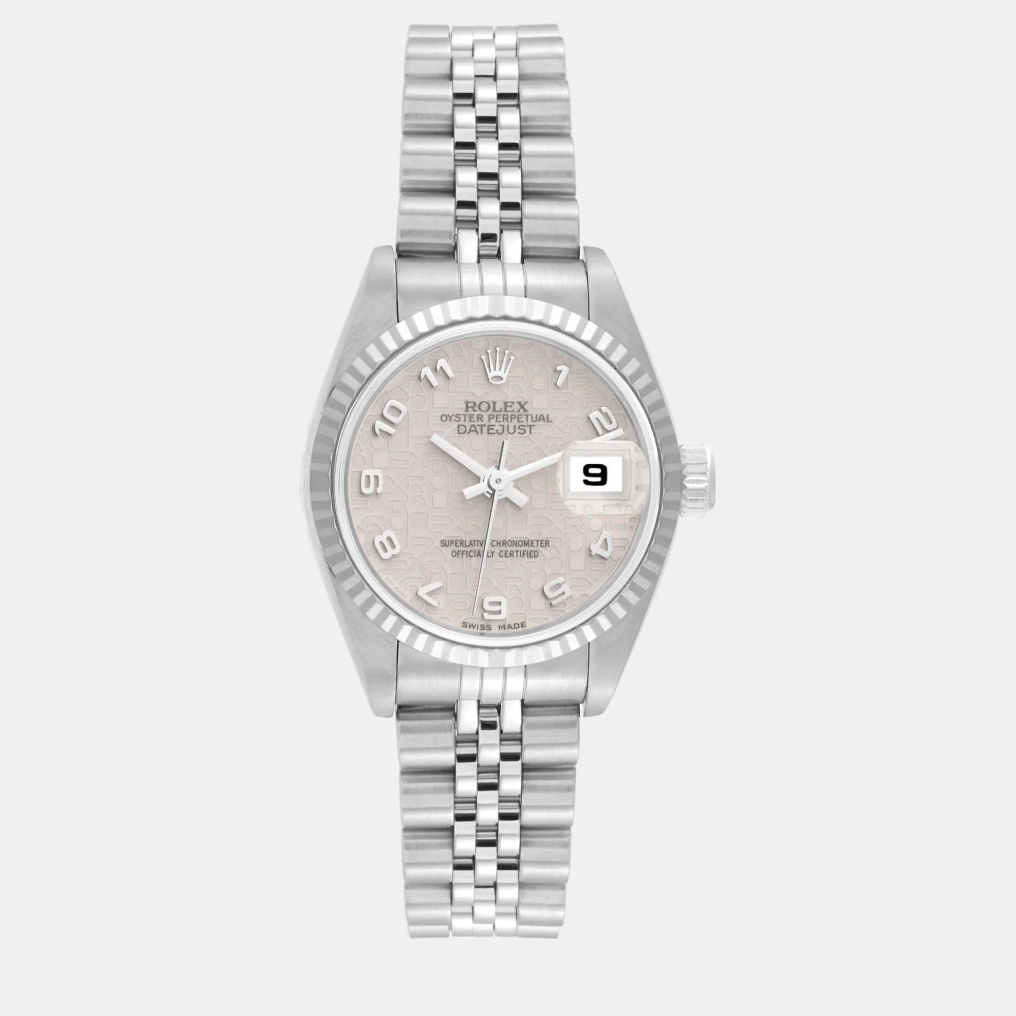 Rolex Datejust 26mm White gold and diamond-set Silver