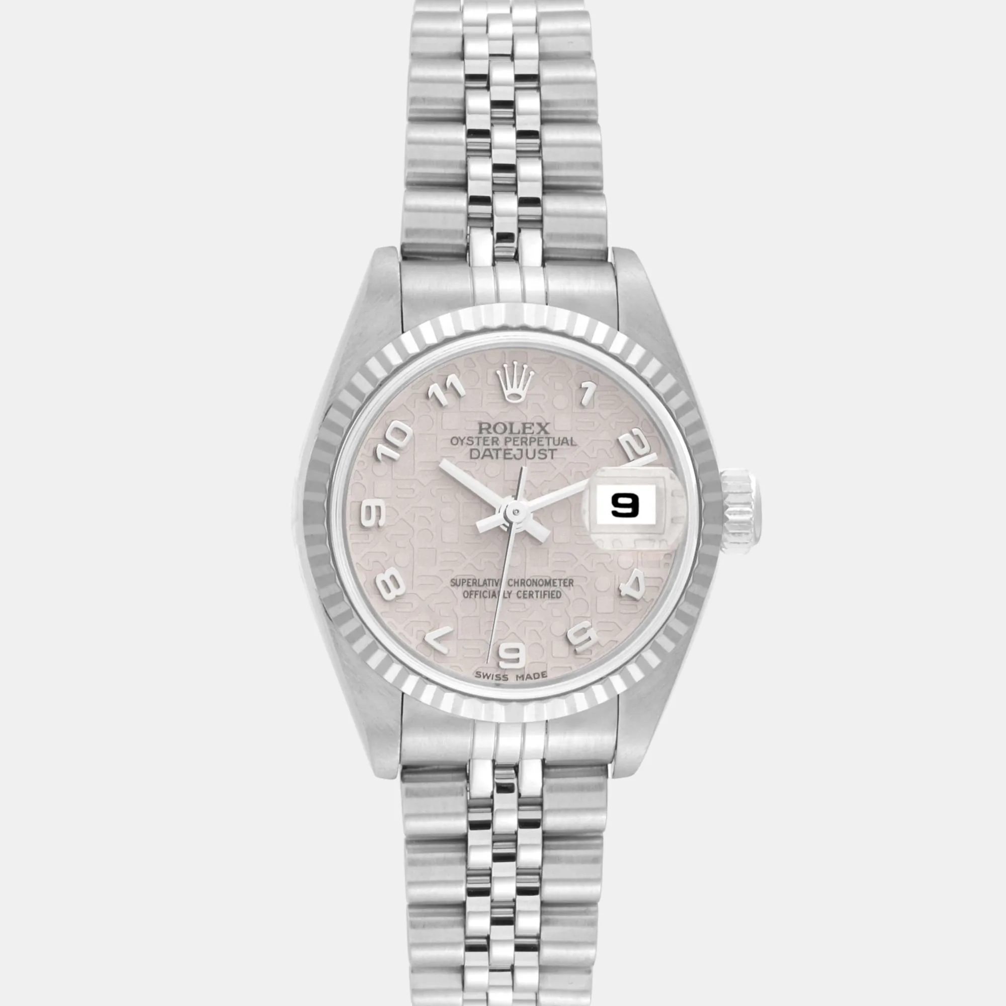 Rolex Datejust 26mm White gold and diamond-set Silver 2