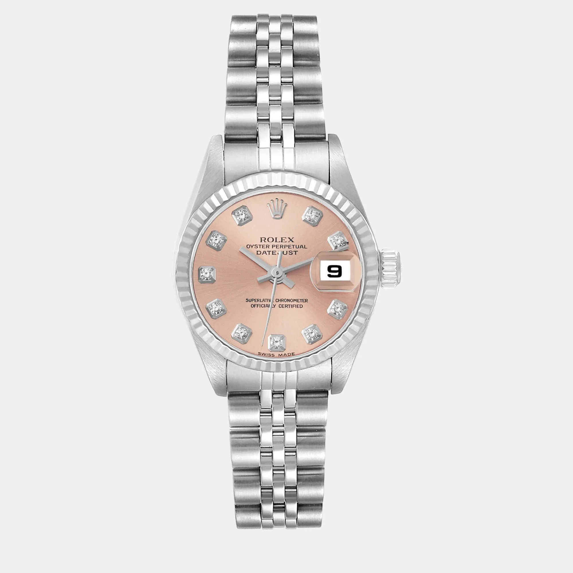 Rolex Datejust 26mm White gold and diamond-set