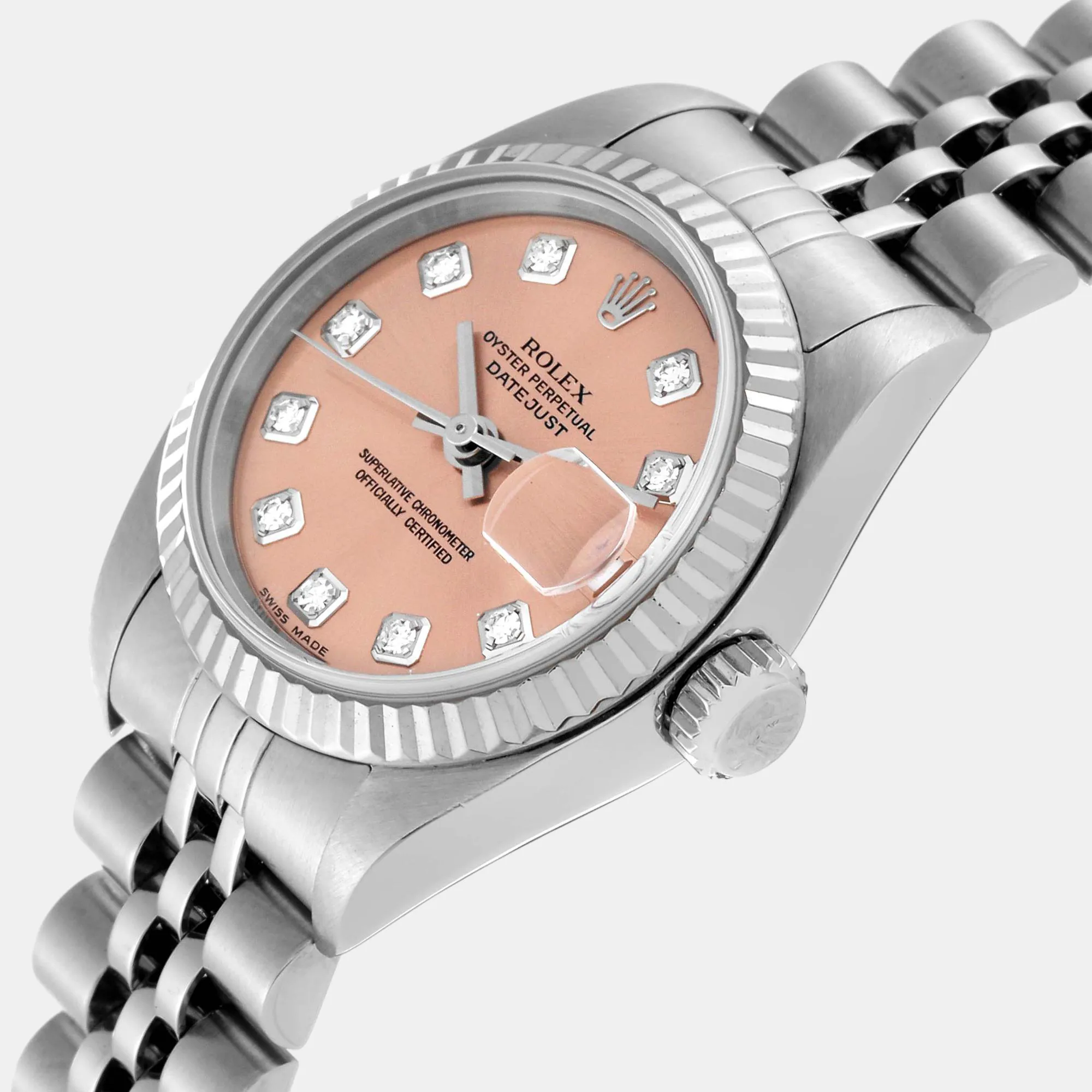 Rolex Datejust 26mm White gold and diamond-set 1