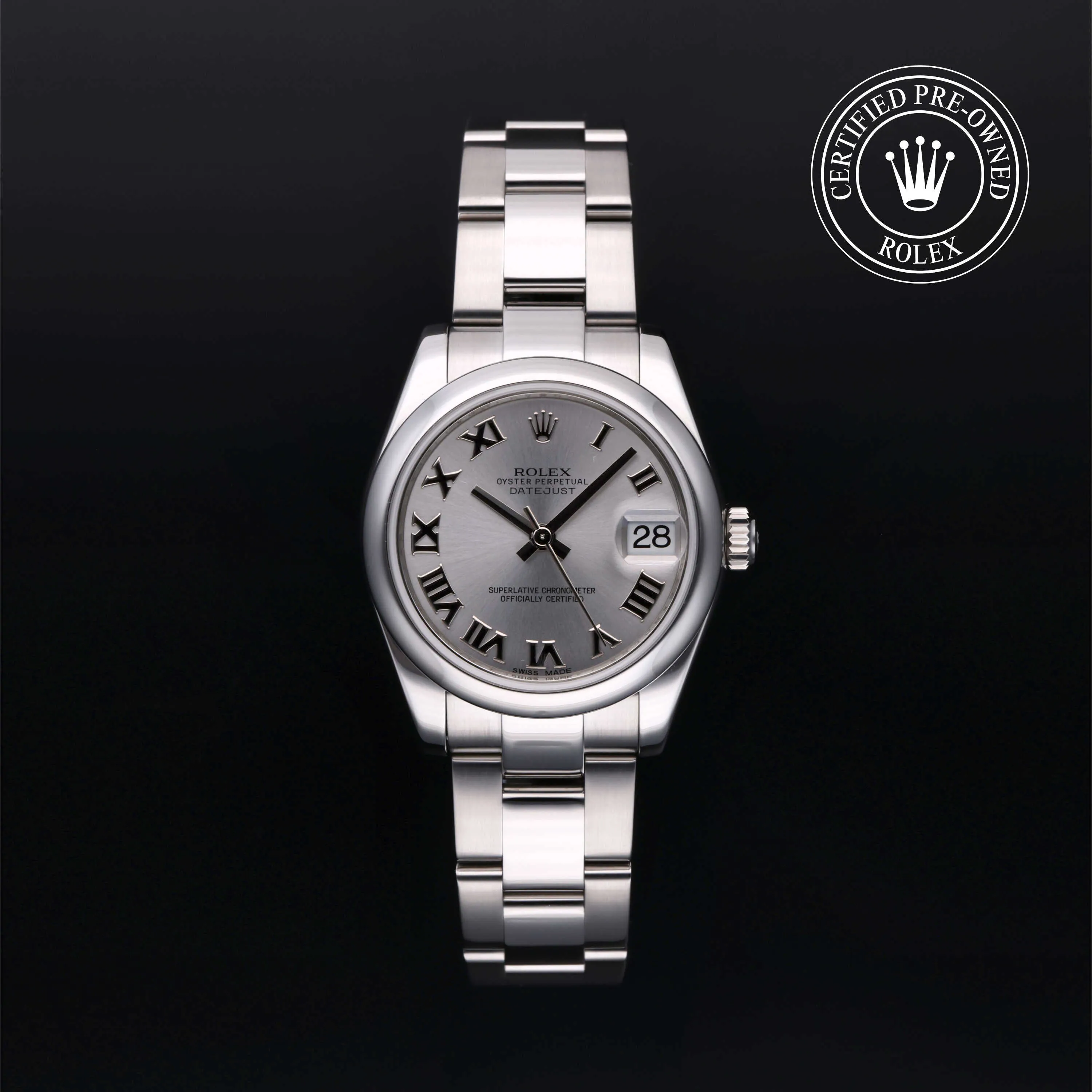 Rolex Datejust 31 178273 31mm Oystersteel Gray