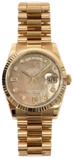 Rolex Day-Date 36 118235 Rose gold Tahitian