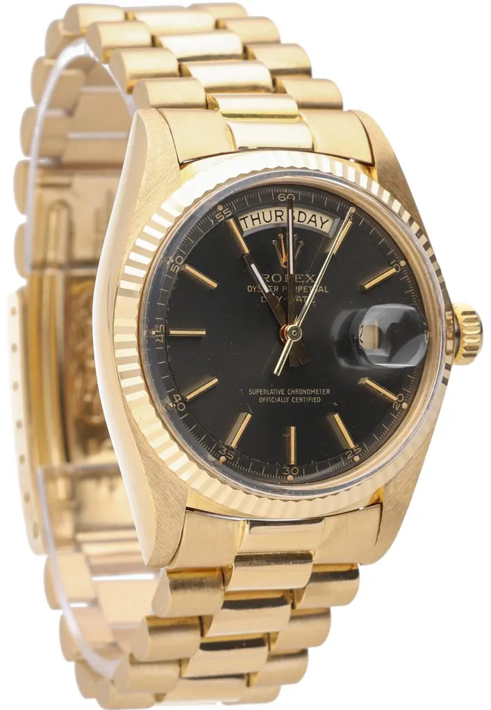 Rolex Day-Date 36 1803 36mm Yellow gold Black 5