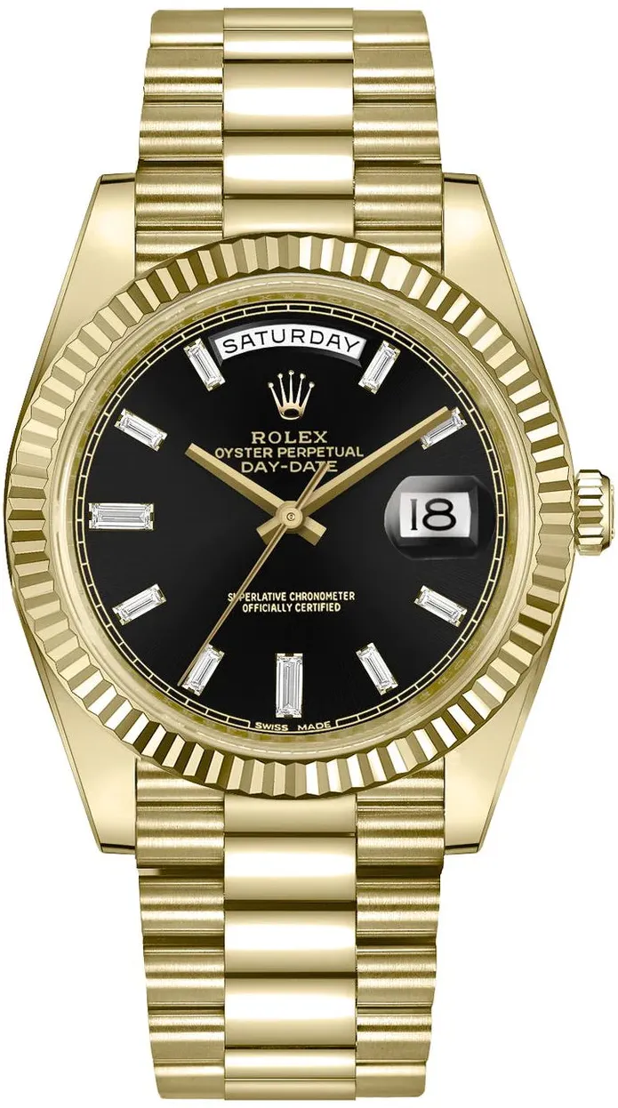 Rolex Day-Date 40 228238 40mm Yellow gold and 18k yellow gold Black