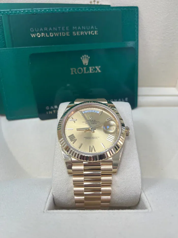 Rolex Day-Date 40 228238 40mm Yellow gold and 18k yellow gold Champagne 1