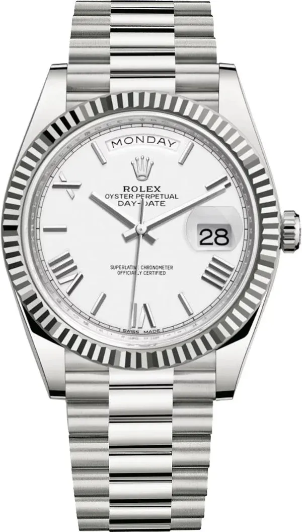 Rolex Day-Date 40 228239 40mm Yellow gold White