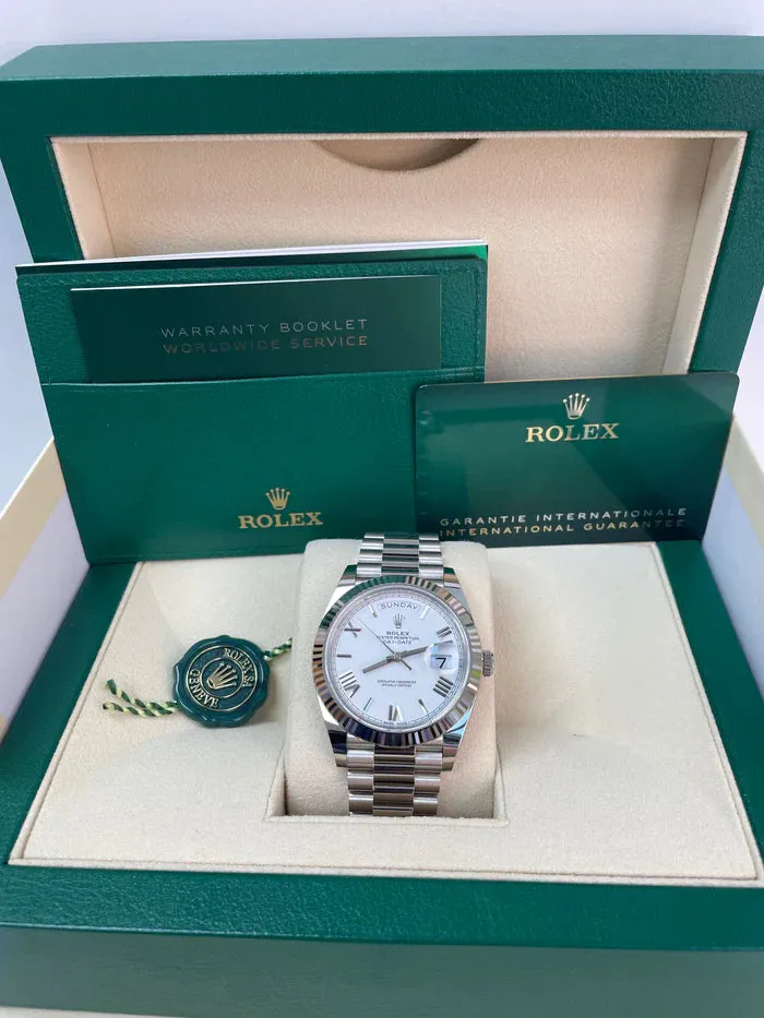 Rolex Day-Date 40 228239 40mm Yellow gold White 1