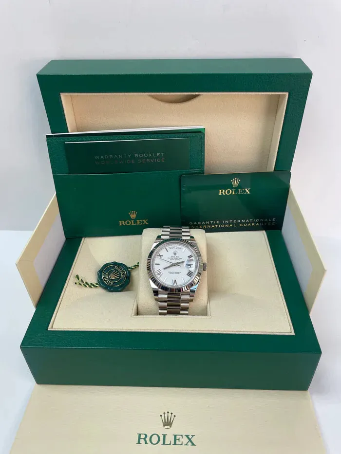 Rolex Day-Date 40 228239 40mm Yellow gold White 6