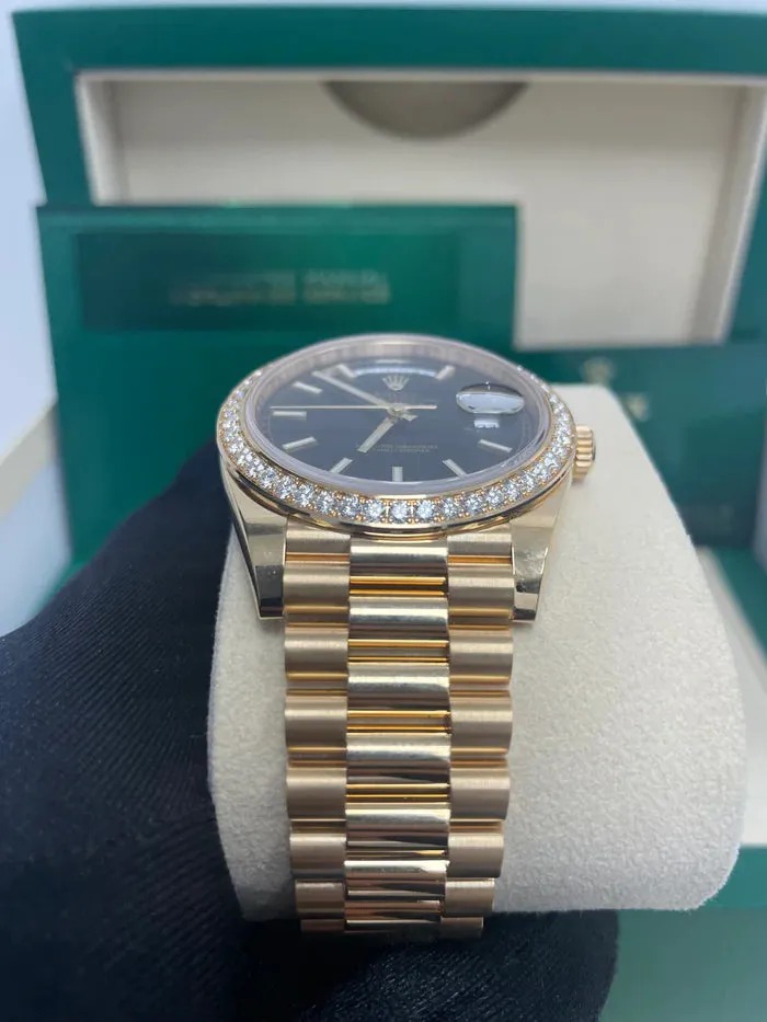 Rolex Day-Date 40 228348RBR 40mm Yellow gold and 18k yellow gold Black 5