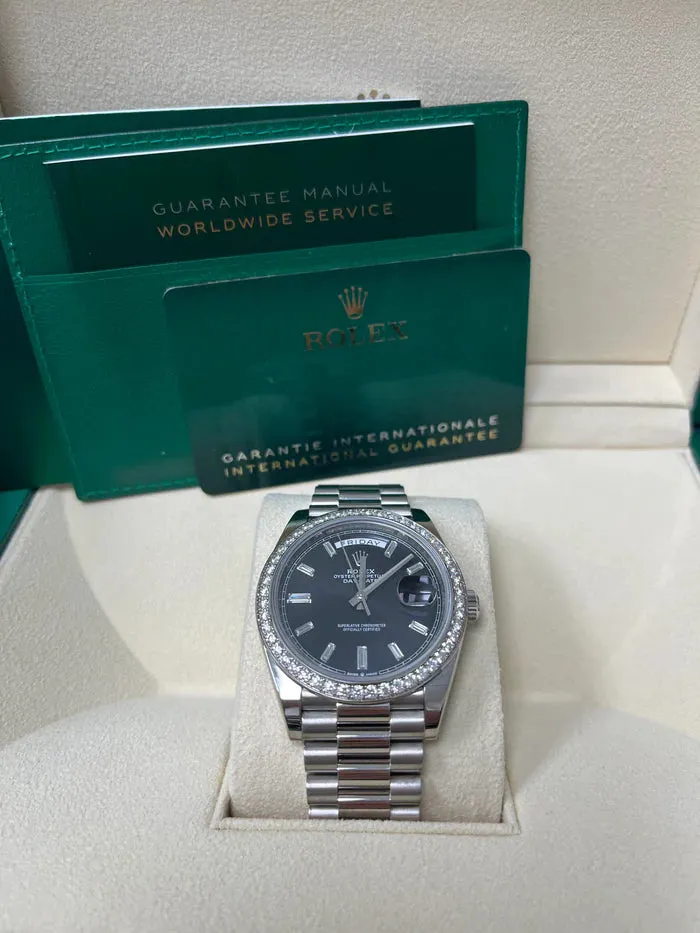 Rolex Day-Date 40 228349RBR 40mm Diamond Black 2