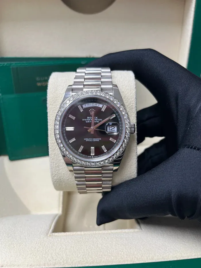 Rolex Day-Date 40 228349RBR 40mm Diamond Black 3