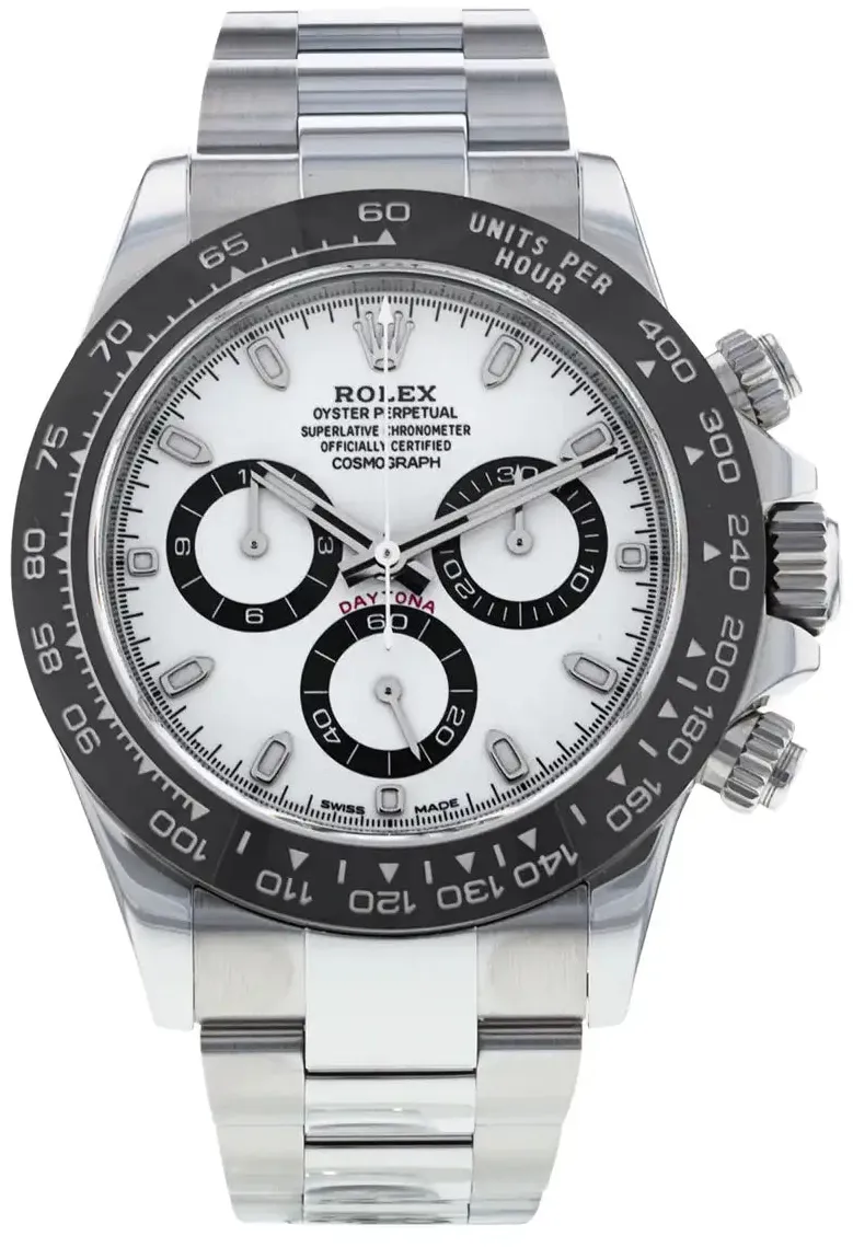 Rolex Daytona 116500LN 40mm Stainless steel White