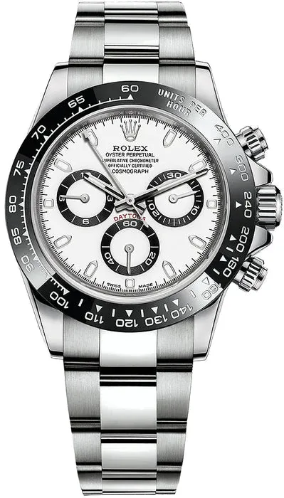 Rolex Daytona 116500LN 40mm Stainless steel White